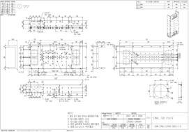 TOP PLATE 제작 도면