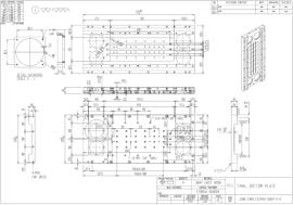 BOTTOM PLATE 제작 도면