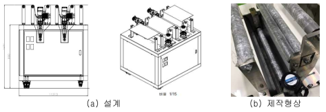 무기 공정첨가제 혼합장치 설계 및 제작형상