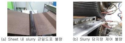 저온용 TiO2 slurry 적용 문제점