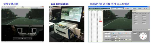 선행차량 시뮬레이션 및 인식률 평가환경