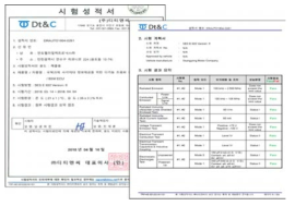 전자파 적합성 시험 성적서