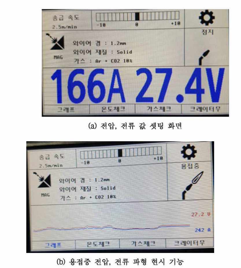 HMI 조건 설정 및 출력 파형 확인 기능