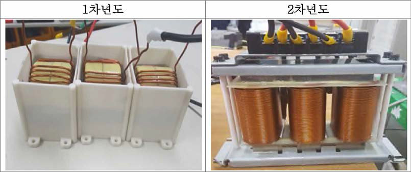 개발 Inductor 외관 비교