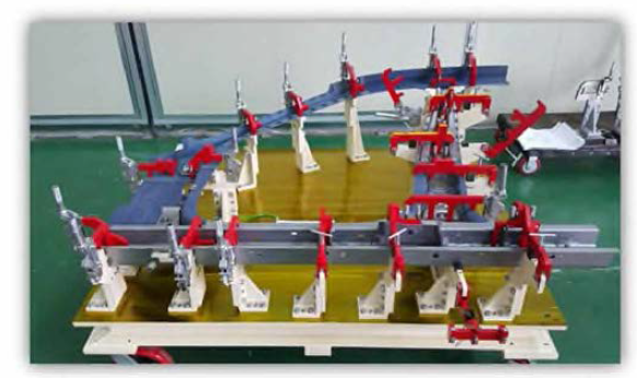 Laser 용접 적용 REINFORCEMENT SDE OUTER JIG