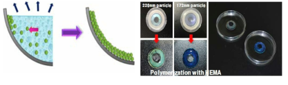 Photonic crystal opal구조 패턴 전사방법