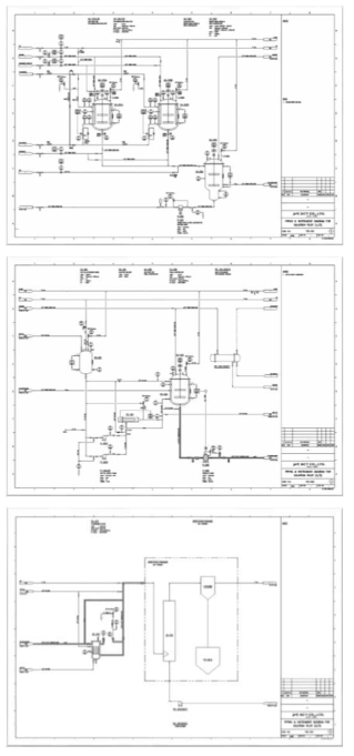 Solution Pilot Plant P&ID for PE Wax