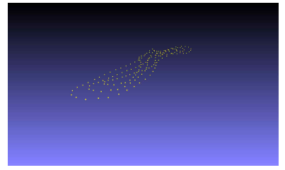 Sole우발 바닥면 작업을 로봇 궤적 생성 결과 3D Plot