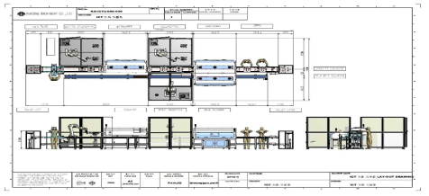 자동화 라인의 도면