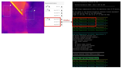 열화상 카메라와 OPC UA 서버 연동