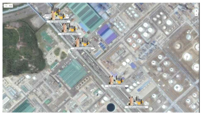 산업단지 내 감지기 설치 지역