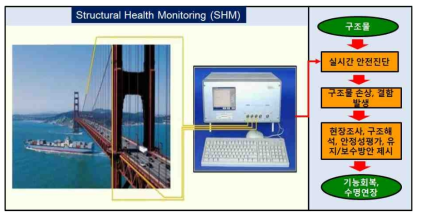 광섬유 분포형 센서를 이용한 구조물 건전성 진단 과정