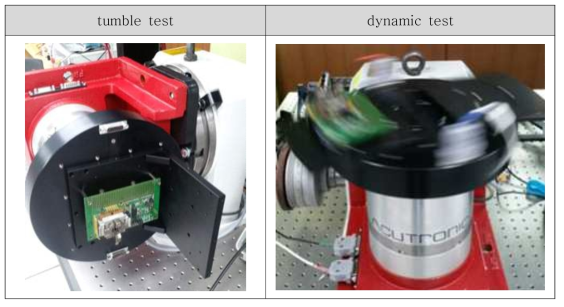 Accelerometer test setup