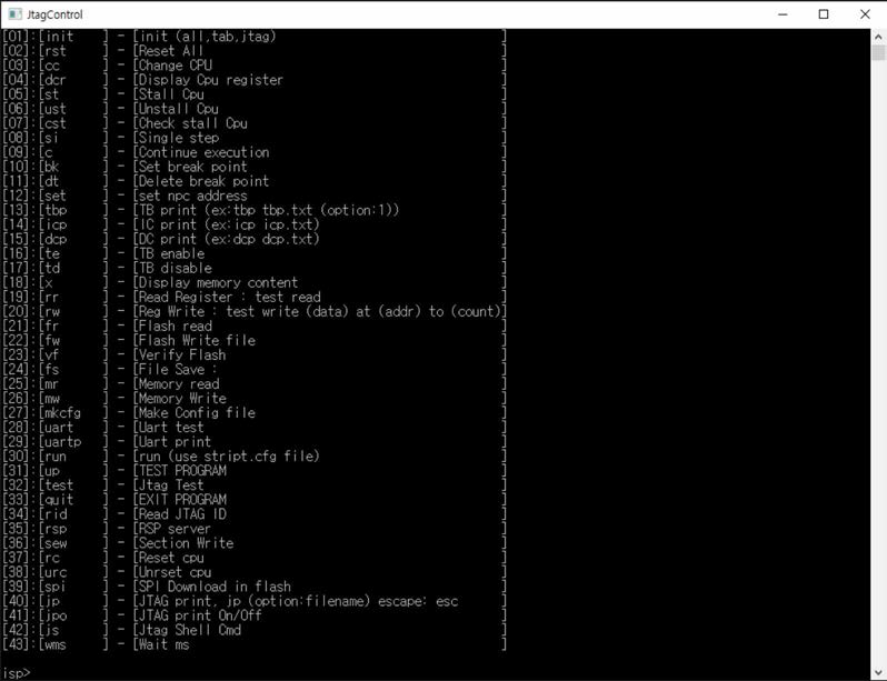 JTAG Control Program