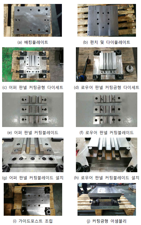 1.7GPa급 초고강도 곡률 롤포밍 판넬의 절단공정용 커팅금형 제작