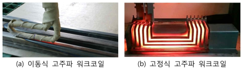 고정식 고주파 워크코일 제작