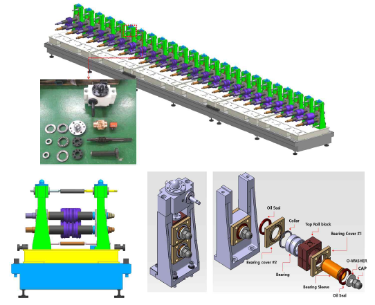 Roll Stand 구조 및 구성 내역