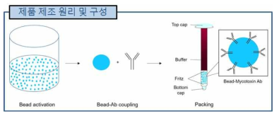 곰팡이독소 친화성 칼럼의 제작과정