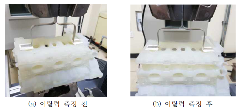 이탈력 측정 전 후 비교