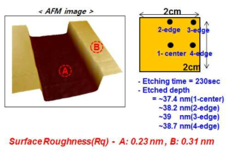 Surface roughness 특성