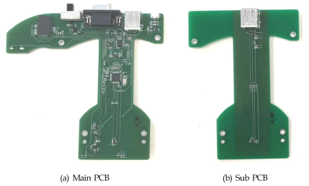체력측정시스템의 Main / Sub PCB