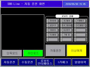 SBB Control Panel 메인 화면