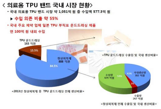 의료용 TPU 밴드 국내 시장 현황