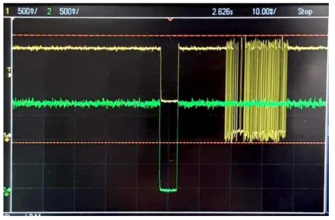 Green : VDD5PX, Yellow : SIO