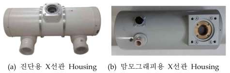 X선관 Housing의 구조도