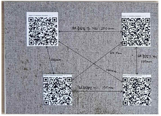 현장 재구성 정량적 평가를 위한 시료