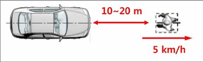 차량 대 보행자 시험