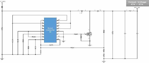 PLD Driver용 Boost Converter 회로도