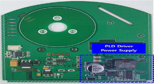 제작된 PLD Power Supply PCB