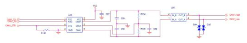 CAN 트랜시버 회로도