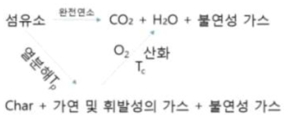 섬유소의 연소과정