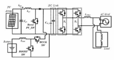 Hybrid ESS (PV ＋ ESS)전력변환장치의 회로도