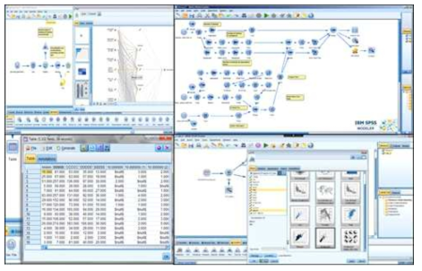 IBM의 SPSS Modeler 데이터 분석 관련 예시