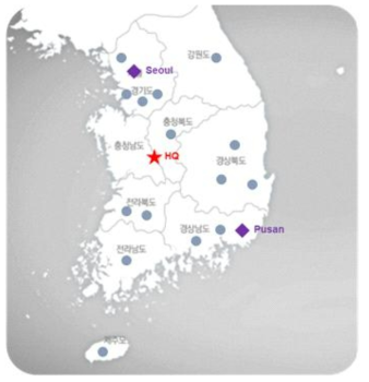 당사 국내 영업망 현황