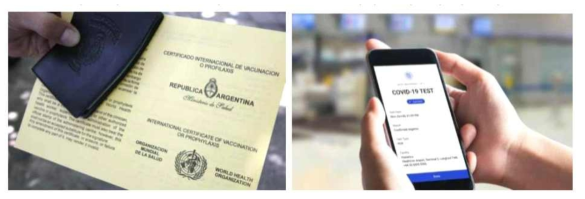 기존 백신 접종 증명서와 디지털 기반의 백신 여권