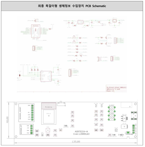 생체정보 수집을 위한 목걸이형 데이터로거 V3 Schematic