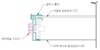 PVT모듈 Frame 구조도