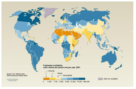 Global Water availability (FAO)