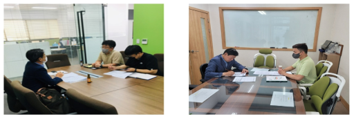 기술이전 협상과정 사진