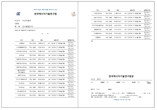 기업지원 TFT 발령