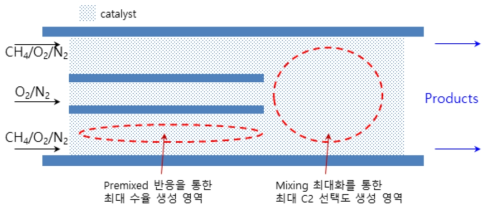 Hybrid type 반응기 개념도