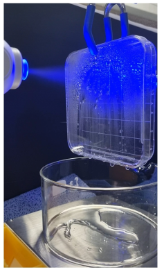 PDMS 표면 액체분사통한 표면특성 테스트