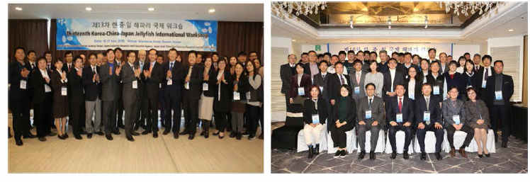 The 13th and 16th Korea-China-Japan International Jellyfish Workshop in Busan