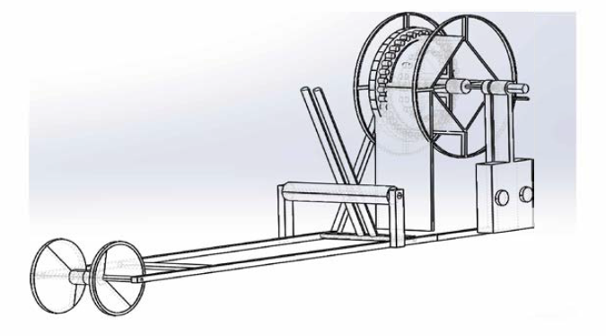 Prototype 3D design of manual hauler