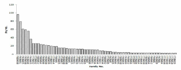 Number of individuals by FI family