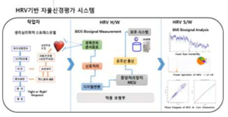 운전원 상태 평가 생체신호 측정 (HRV 관련 부분)